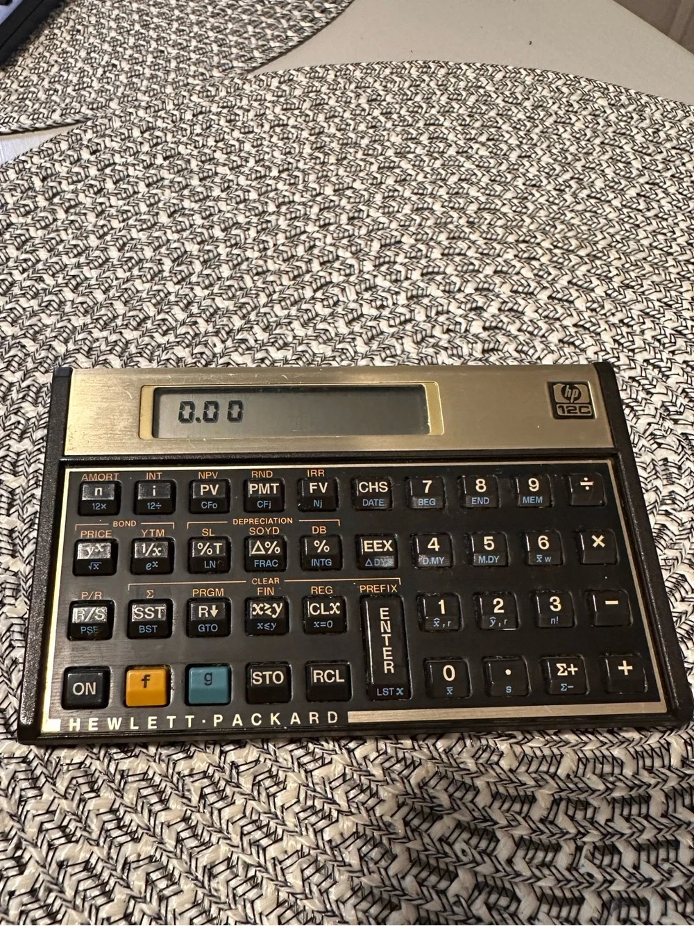 Vintage HP 12C Financial Calculator (1986)